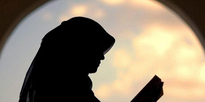 Ilustrasis wanita salehah. (Foto: Internet)