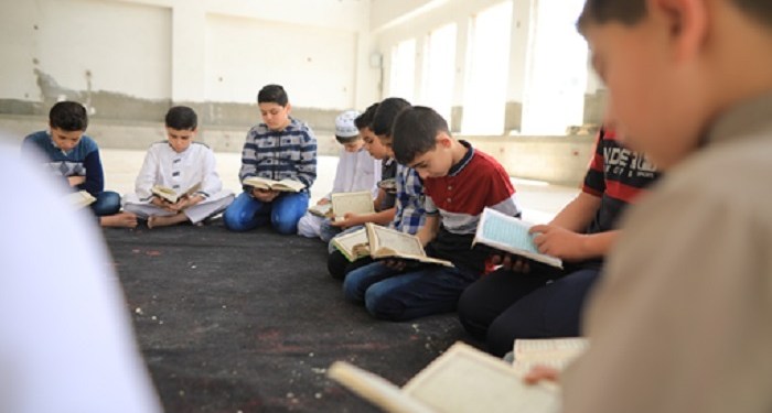 Ilustrasi halaqah Qur'an anak-anak Muslim. (Foto: Net)