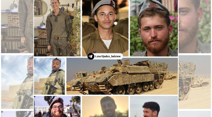 Tujuh tentara 'Israel' tewas di Khan Yunis. (Foto: via QNN)