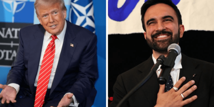 Trump dan calon wali kota New York Zohran Mamdani (QNN)